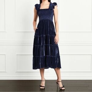 Hill House Blue Velvet Ellie Nap Dress